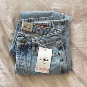 Sezane Light Blue Straight Leg Jeans